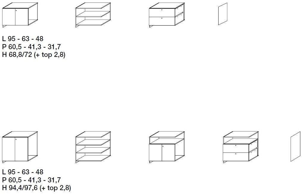 Citterio Высокий офисный книжный шкаф из дерева sun-id-1412995 - Вид №5