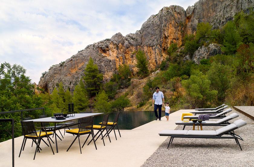 TRIBÙ Откидной алюминиевый садовый шезлонг Branch 07640 - Вид №4