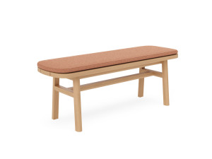 Садовая скамейка из тикового дерева с подушками Sunbrella