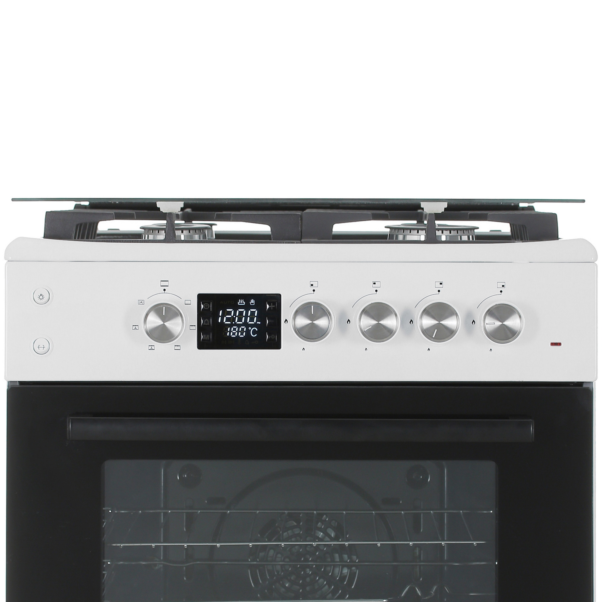 9082403 Комбинированная плита DEXP M26-1W белый STDN-0151553 - Вид №4