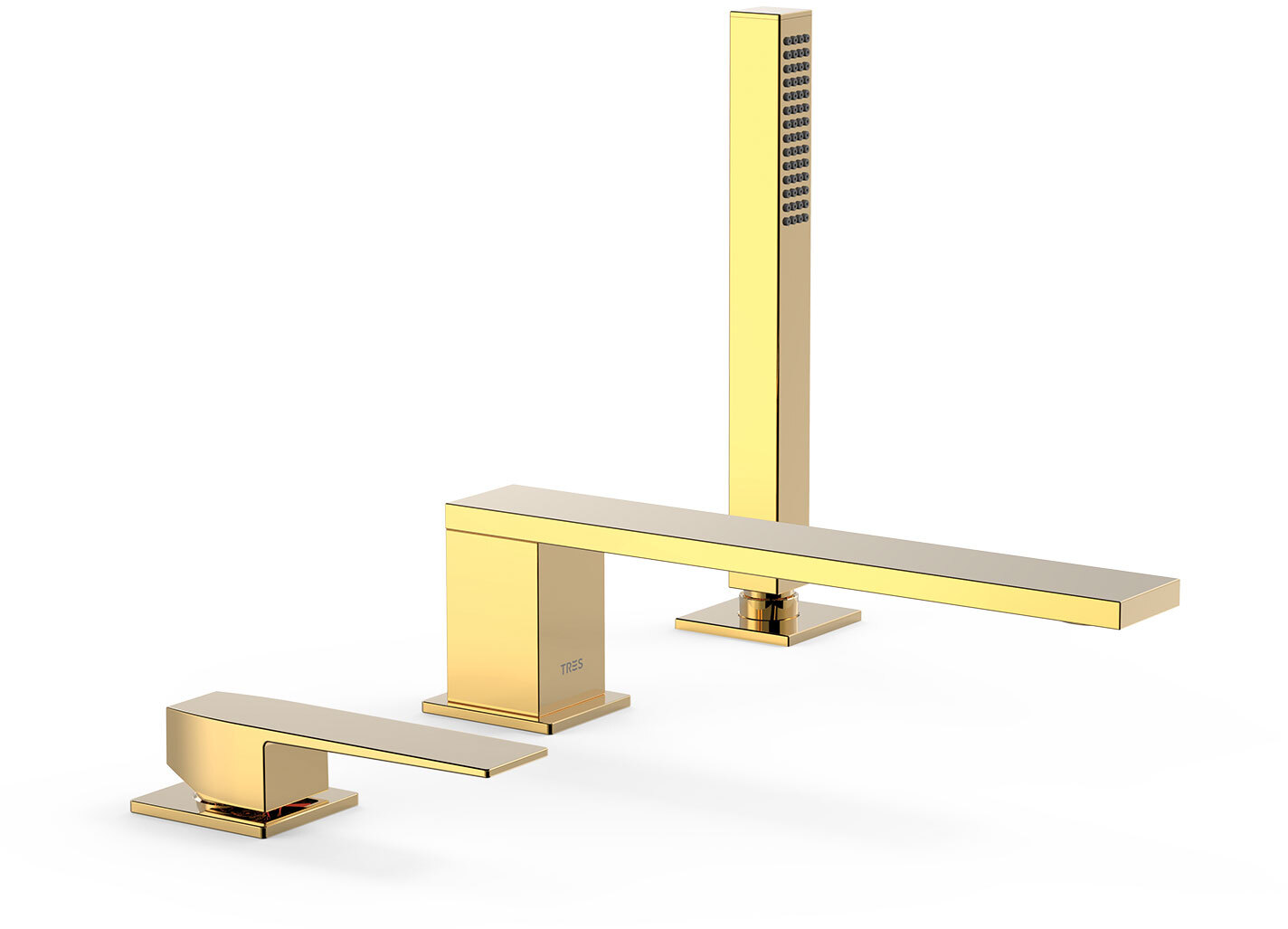 ТОНКИЙ смеситель для ванны с одной ручкой -20216101OR TRES
