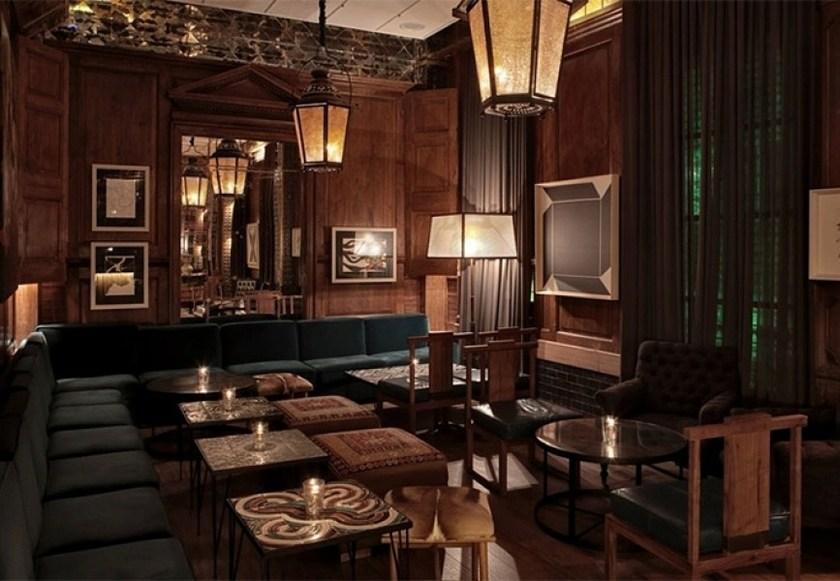 Mambo Unlimited Ideas Низкий табурет, обитый кожей Nano sun-id-1487906 - Вид №3