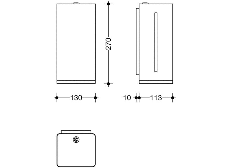 950.06.115 Сенсорный электронный дозатор мыла HEWI Universalprodukte  - Вид №6