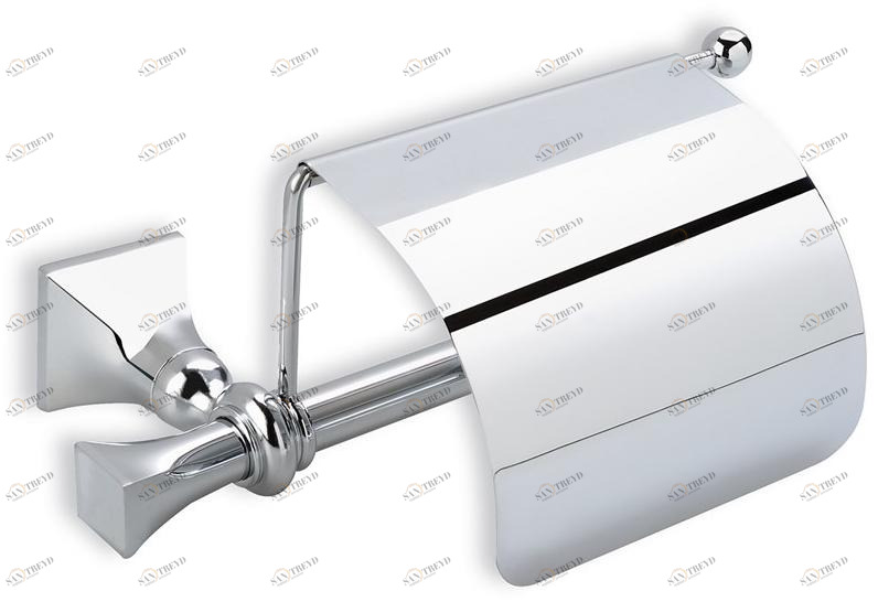 Stilhaus Держатель туалетной бумаги из хромированной латуни с крышкой Prisma Pr11c Stil Haus