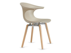 Полипропиленовый стул с подлокотниками