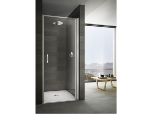 Стеклянная ниша душевая кабина с распашной дверью
