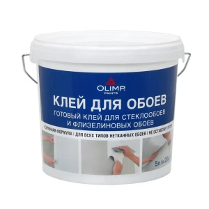 93717847 Клей для обоев и стеклообоев Олимп 5 литров STLM-0815812