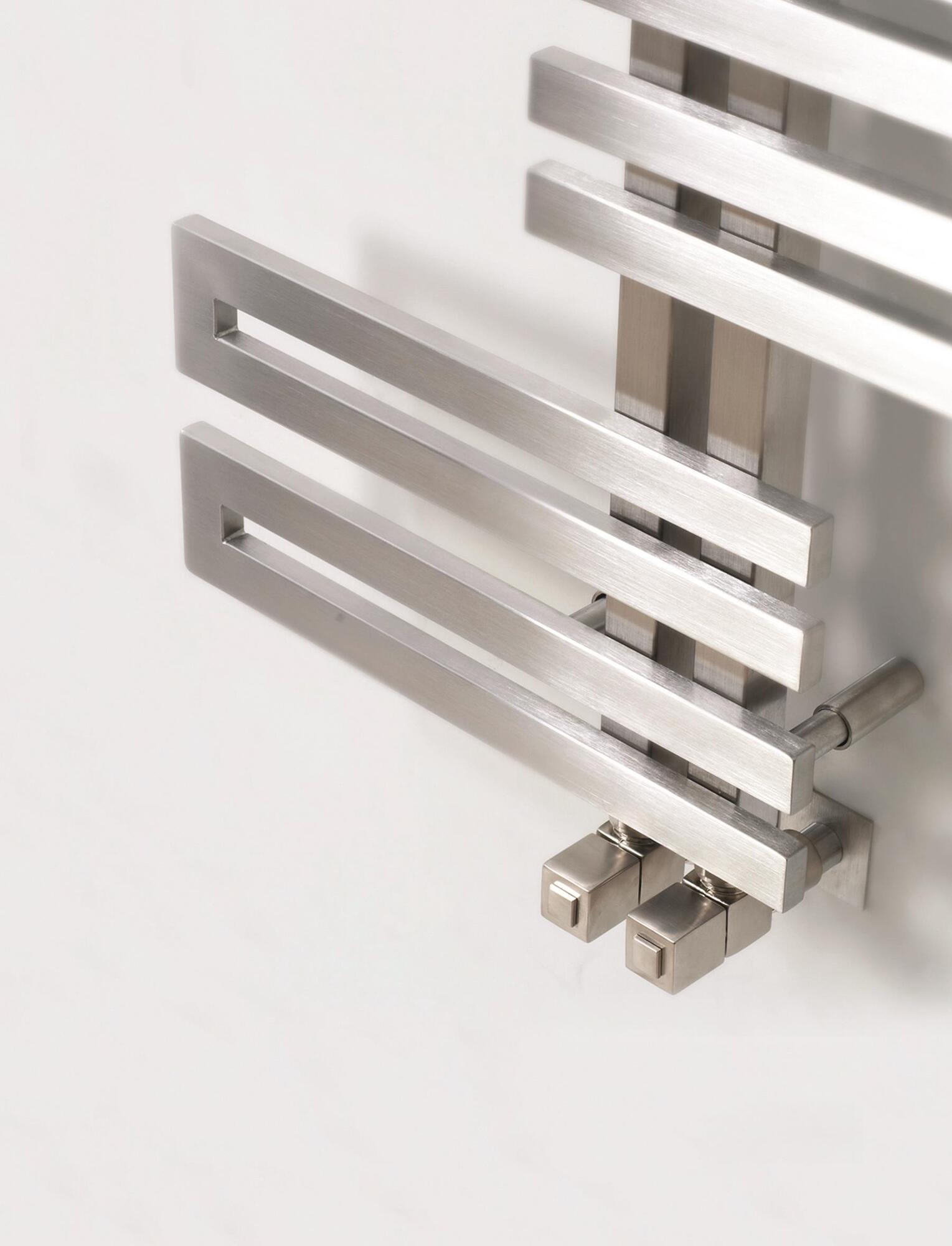 Полотенцесушитель Hammam SEVEN Stainless steel  комбинированный; электрический или водяной Сталь  - Вид №40