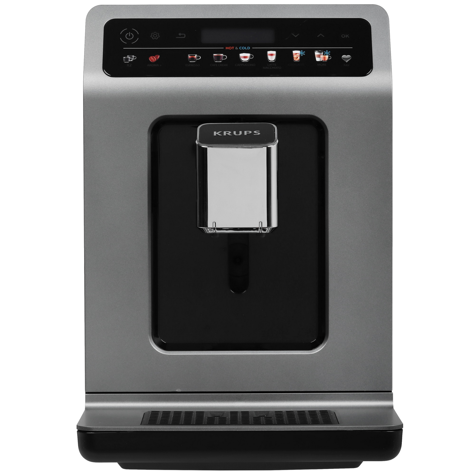 5636041 Кофемашина автоматическая Krups Evidence Hot & Cold EA898GF0 серый STDN-0099290 - Вид №1