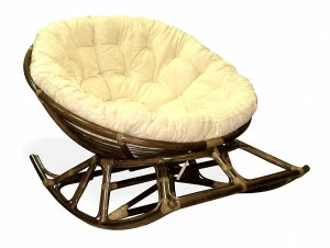 Кресло-качалка венге Hemisphere ЭКО ДИЗАЙН ПЛЕТЕНАЯ 009709 Бежевый;коричневый