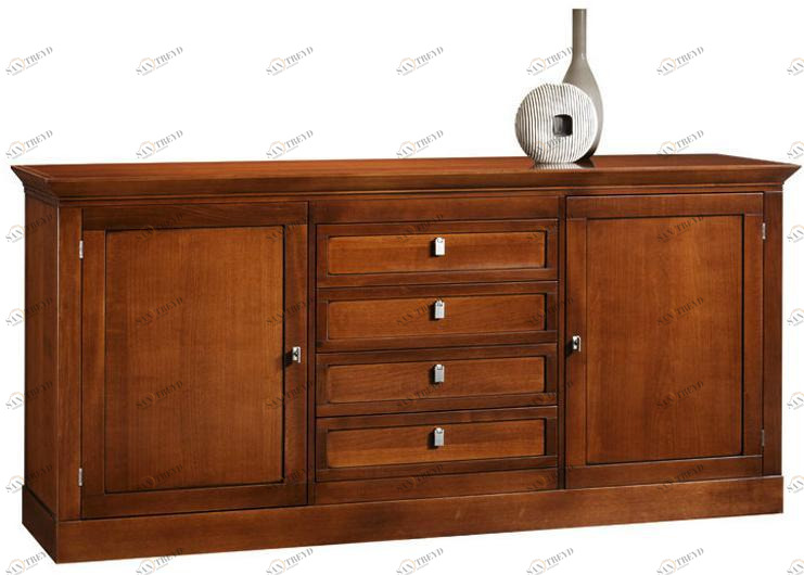 SELVA Комод деревянный с ящиками с распашными дверцами Sophia 7404