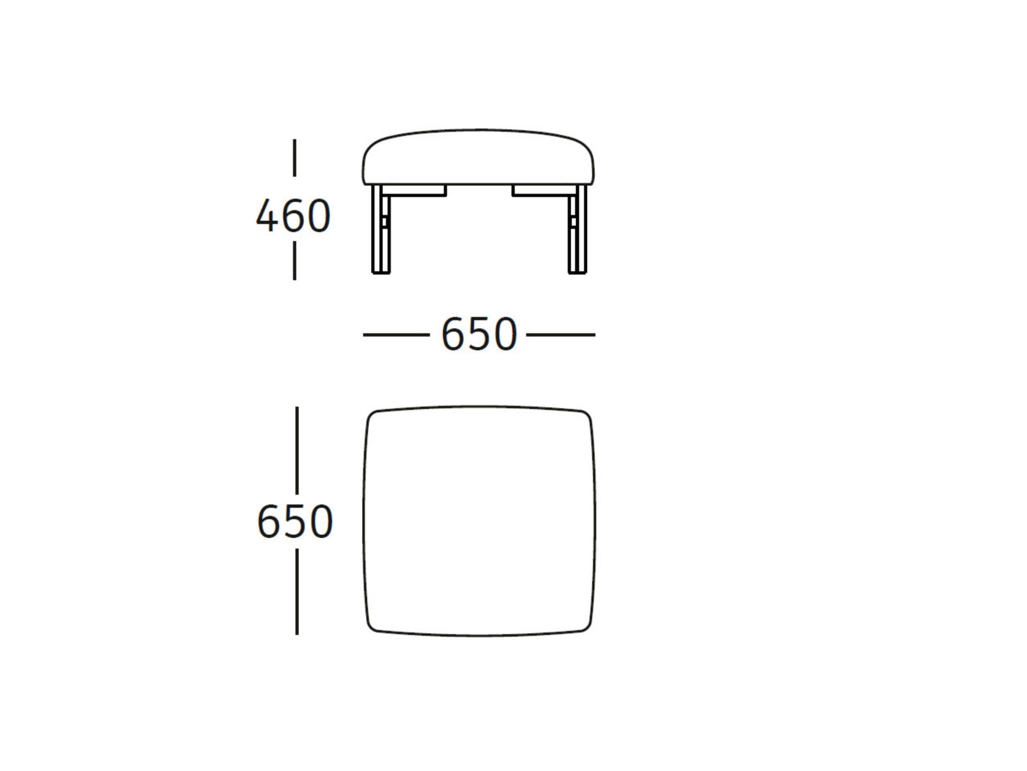 Подставка для ног из акриловой ткани ROSSIN Kamal Metal ARCH-00000493