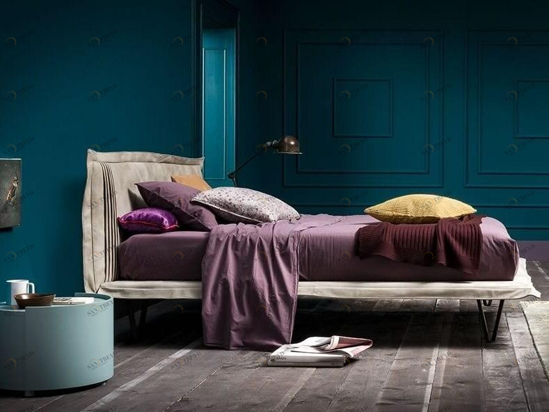 Dall'Agnese Двуспальная кровать в коже sun-id-1353840