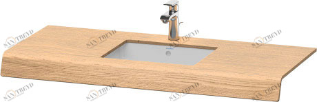 DS828C05252 Консоль DuraStyle #DS828C 550 мм Европейский дуб, декор Duravit