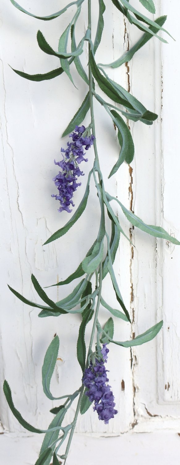 2917 222 a2 Гирлянда из искусственной лаванды, 182 см, темно-фиолетовый H-andreas  - Вид №3
