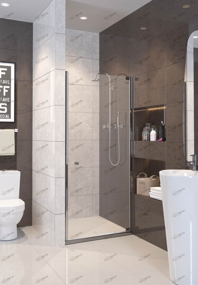 Душевая дверь в нишу ALPEN A100-80 A100N-80