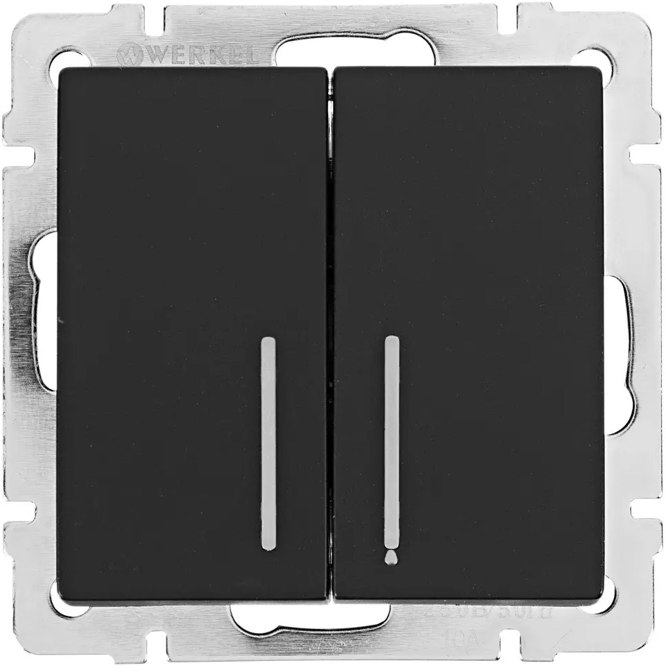 WERKEL Проходной выключатель с подсветкой для многоточечного управления светом 17811512