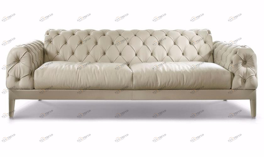 CTS SALOTTI Кожаный диван с тафтингом Elliot sun-id-1472162
