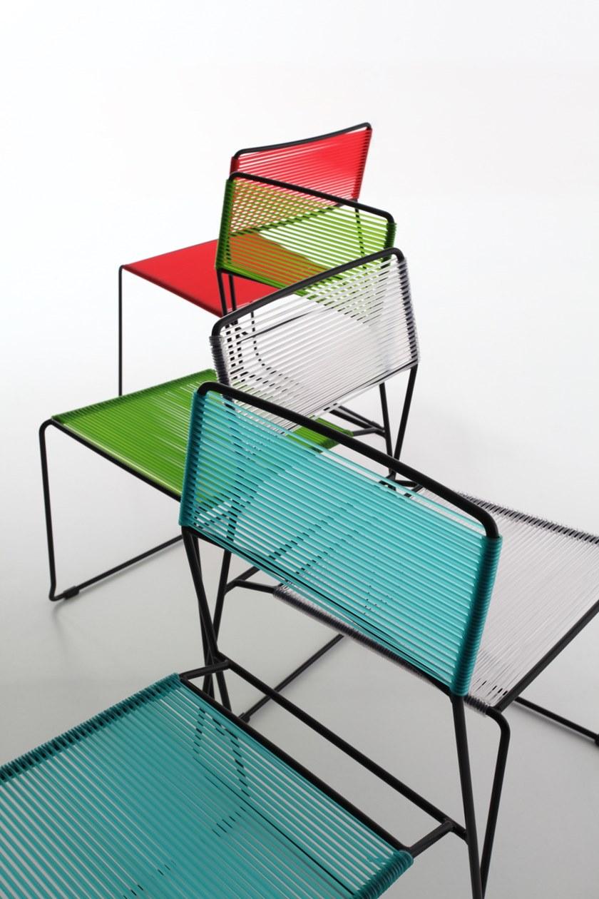 Inday Штабелируемый садовый стул из пластиковой веревки Log sun-id-1448744 - Вид №5