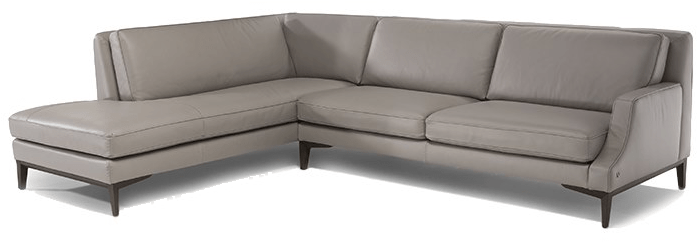 Natuzzi Модульный кожаный диван с шезлонгом Winston sun-id-1447509 - Вид №1