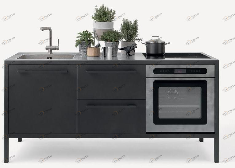 Fantin Металлическая мини-кухня для внутреннего и внешнего использования Frame sun-id-1458228