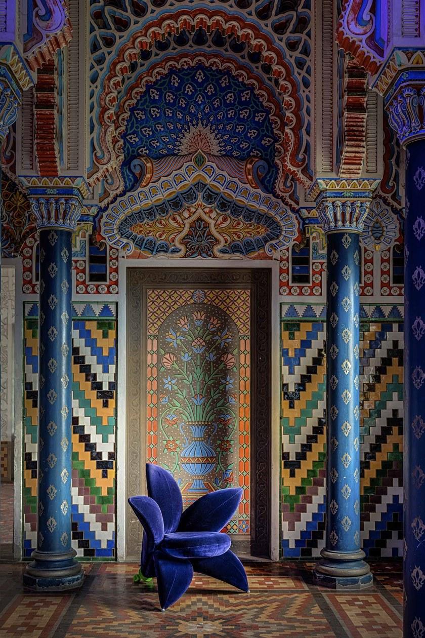 edra Бархатное кресло с подлокотниками  Flwg10  - Вид №6