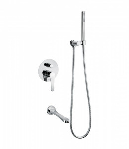 14530 / D Встраиваемый смеситель для ванны и душа с дуплексным душем. Bongio O’Clock Green