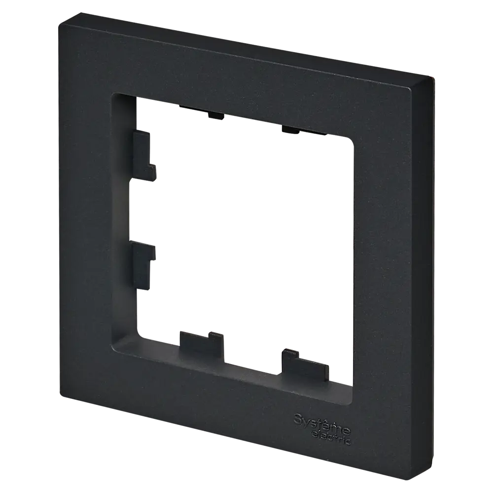 Рамка Systeme Electric AtlasDesign 1 пост цвет базальт STLM-2194391 - Вид №1