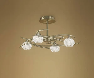 Потолочная люстра Mantra Maremagnum 4073 MANTRA ДИЗАЙНЕРСКИЕ, MAREMAGNUM BRONZE 058859 Бронза