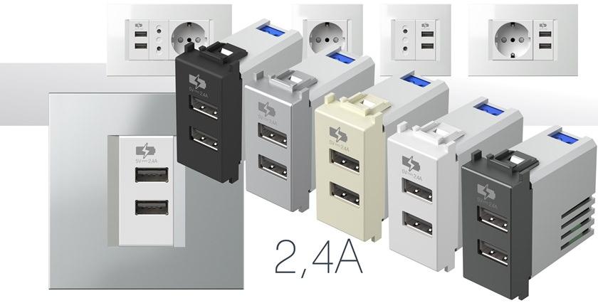 TEM Электрическая розетка с usb sun-id-1478663 - Вид №1