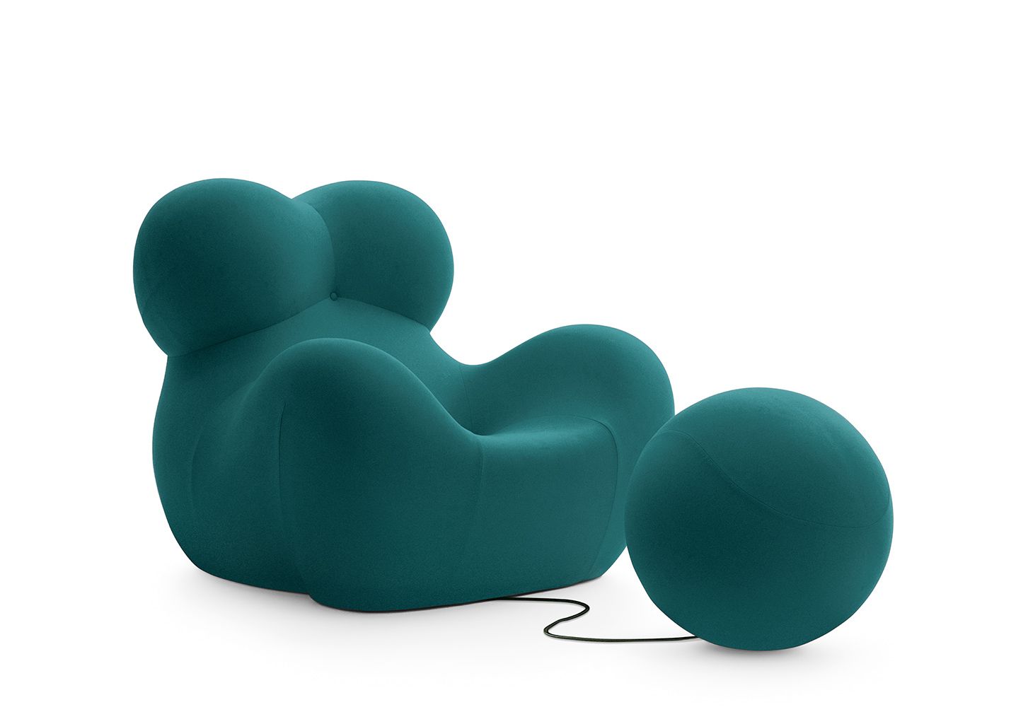 Тканевое кресло с подставкой для ног B&B Italia ARCH-00039311 - Вид №16