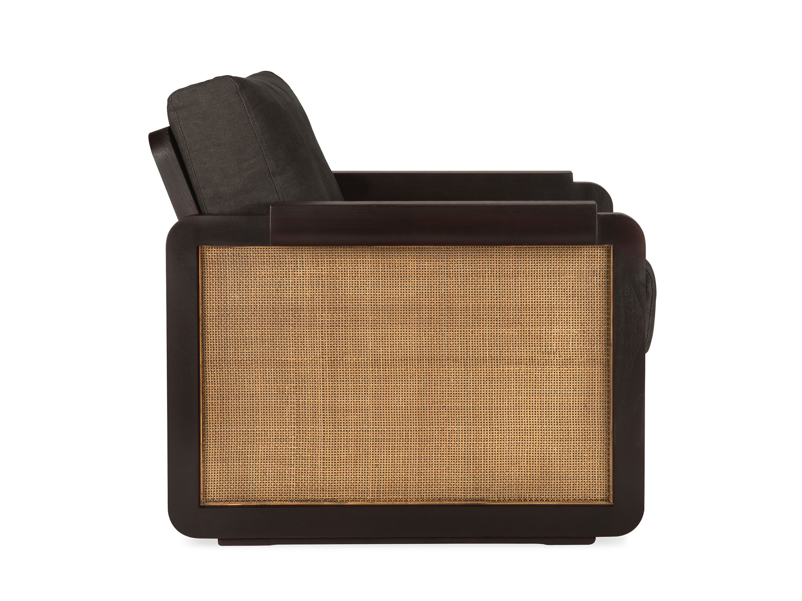 Тканевое кресло с подлокотниками Ethnicraft панель ARCH-00036297 - Вид №2