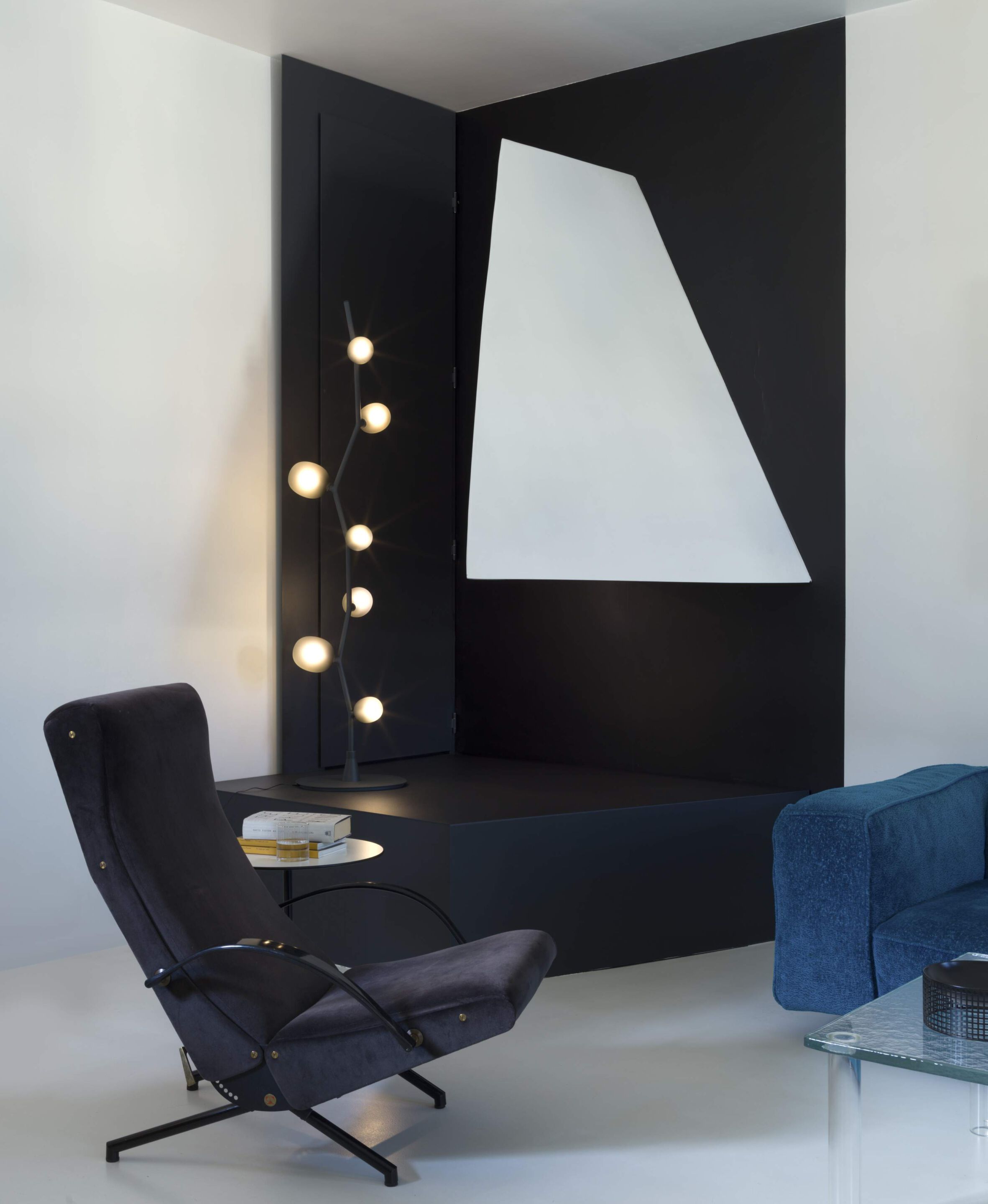 Напольная лампа из дутого стекла и металла BROKIS Ivy ARCH-00099533 - Вид №9