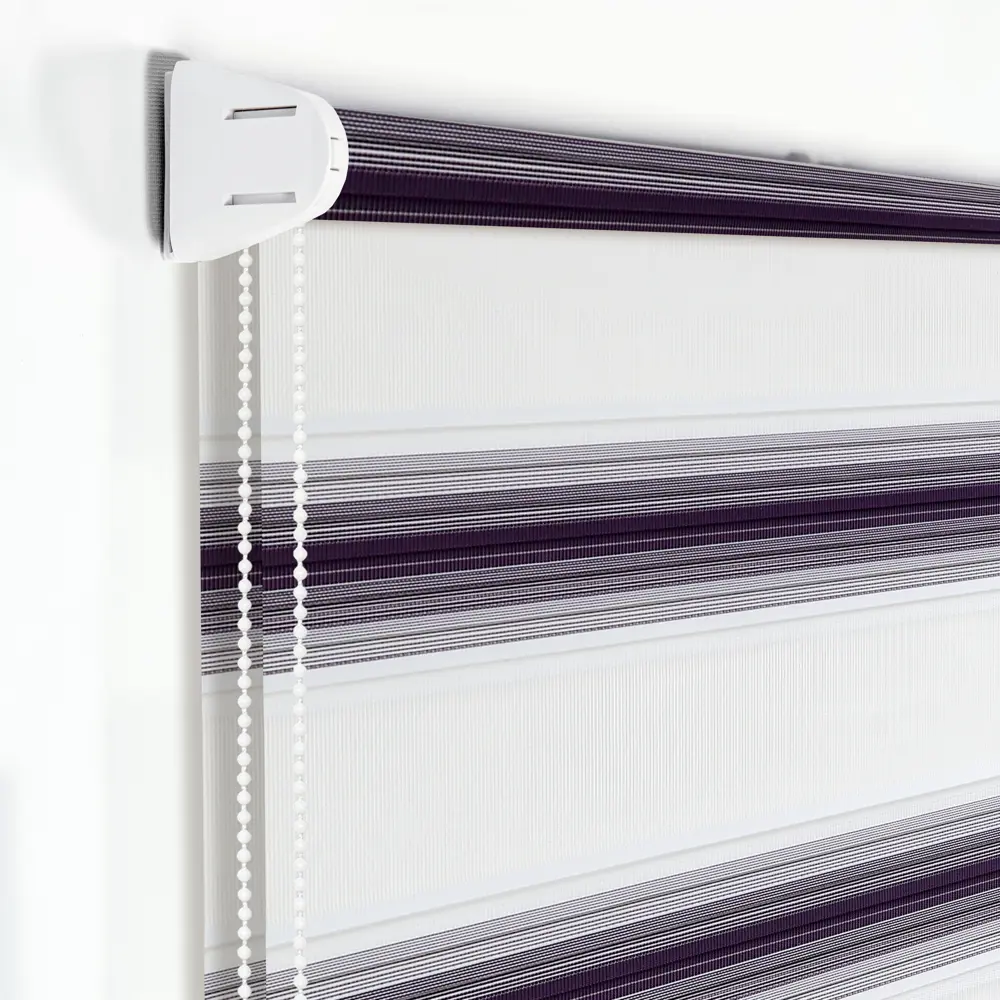 Штора рулонная день-ночь Palermo 120x250 см сиреневая MIAMOZA Д/н Palermo STLM-2175223 - Вид №1