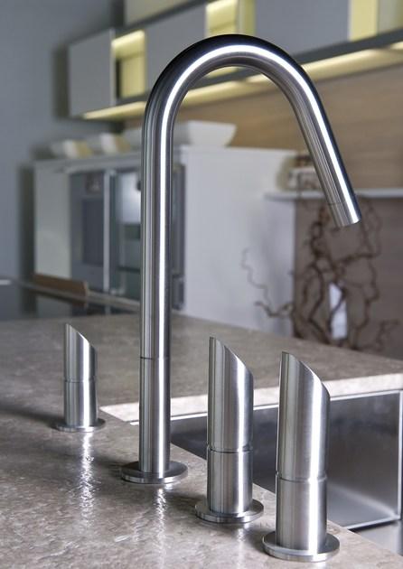 MGS Смеситель для кухни из нержавеющей стали с вытяжным душем T45 sun-id-1365488 - Вид №1