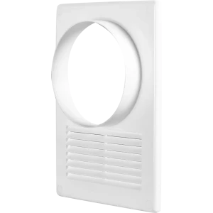 Решетка вентиляционная с фланцем Awenta T-80, 165х235 мм, цвет белый