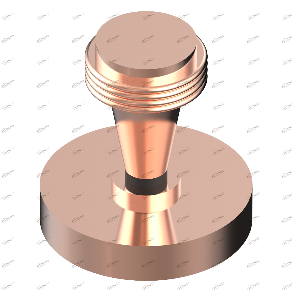 A9B-334 Донный клапан для раковины с внешним штоком управления Thg-paris Jaipur с матовым хрусталём Розовое золото A9B-334 CAT.F