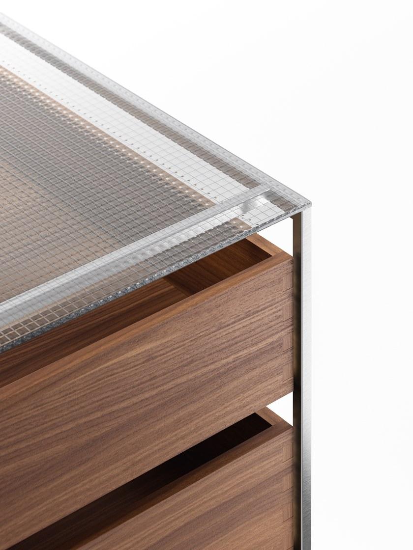 Boffi Летняя кухня из нержавеющей стали и дерева с барбекю sun-id-1468641 - Вид №8