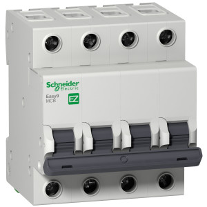 EZ9F14416 Автоматический выключатель 4P 16А (B) 4.5кА Schneider Electric Easy9