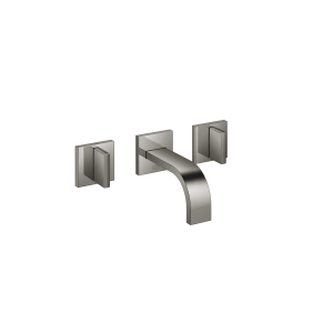 МЕМ Смеситель для раковины настенный без донного клапана - Темный Хром 36702782-19