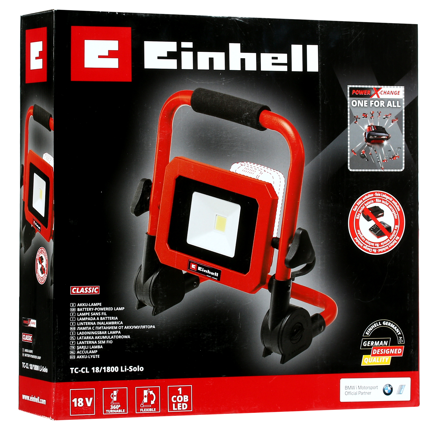 Фонарь Einhell PXC TC-CL 18/1800 Li - Solo Power X Change 18V , Без ЗУ 5333016 STDN-0036611 - Вид №6