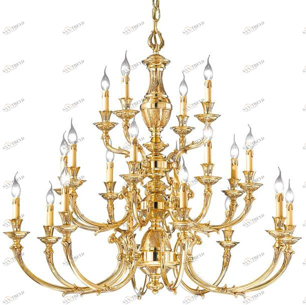 Possoni Illuminazione Французская золотая люстра Windsor 888/20