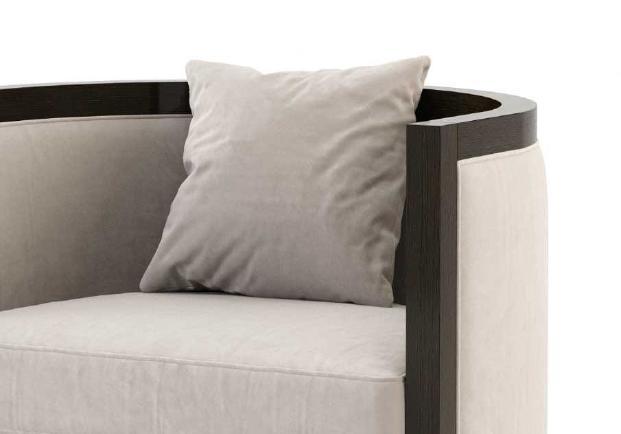 Кресло из микрофибры с подлокотниками Stylish Club Voilier ARCH-00135859 - Вид №4