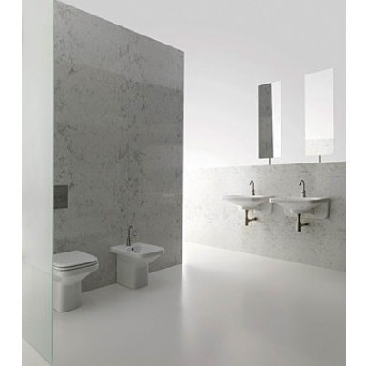 42837 Приставной унитаз напольный Белый  Moss Италия Santreyd - Вид №3