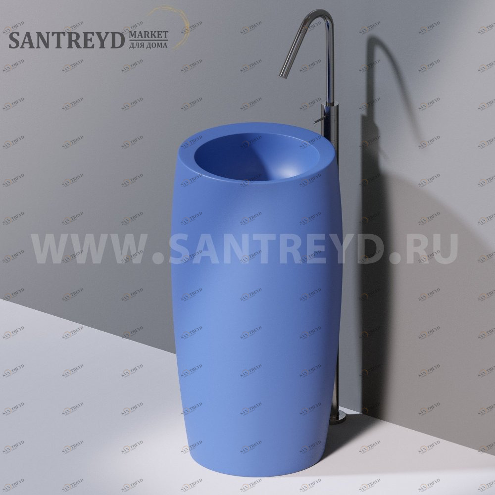 L100T0R0VT.140 Напольная раковина стоящая круглая A. e T. Italia SPOT AeT ITALIA TOTEM