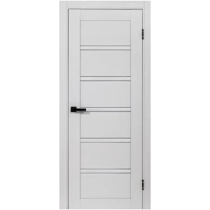 Комплект двери Легда-28 со стеклом 60x200 см полипропилен цвет серое дерево с добором 150 мм