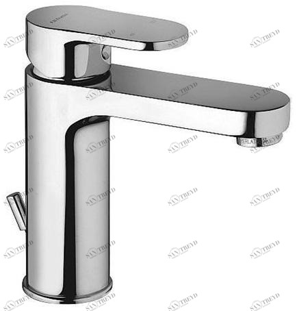 Rubinetterie Frattini Смеситель для раковины, однорычажный, со сливом Fosca sun-id-1417695