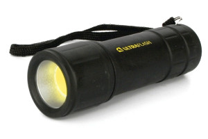 15873166 Фонарь LED16001, 3XR03, черный, COB LED 3Вт, пластик, блистер 13357 Ultraflash