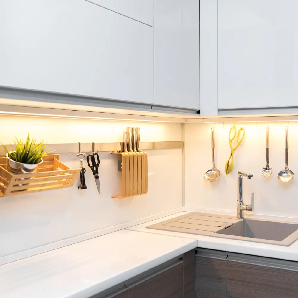 APEYRON Светодиодная лента для подсветки рабочей зоны 1 м теплый белый 18709296 STLM-0910692 - Вид №1