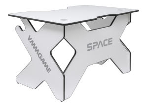 91147591 Компьютерный стол Space 120x77x80 см ЛДСП цвет черный/белый SPACE LIGHT 120 STLM-0500647 VMMGAME